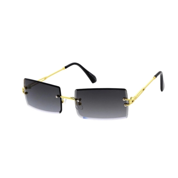 ASRTD PIA rectangle rimless sunglasses - Picture 6 of 7